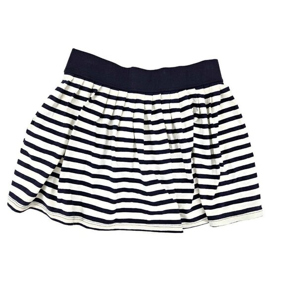 New Kate Spade Pleated Skirt Cover Up Womens M Nahant Shore Blue Stripe - Picture 3 of 6